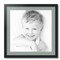 ArtToFrames 24x24" Matted Picture Frame with 20x20" Single Mat Photo Opening Framed in 1.25" Black and 2" Mat (FWM-3926-24x24)